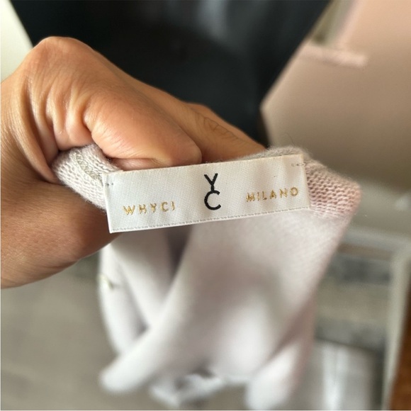 Whyci Milano Womens Gray Cardigan Sweater Size 40 - Picture 7 of 9